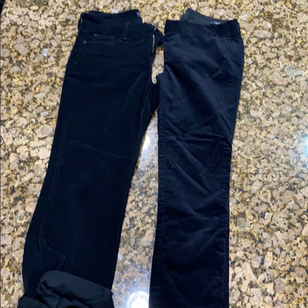2 Velvet dress pants